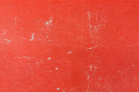 Grunge Red Paper Book Cover Texture Background Extreme Closeupの写真素材