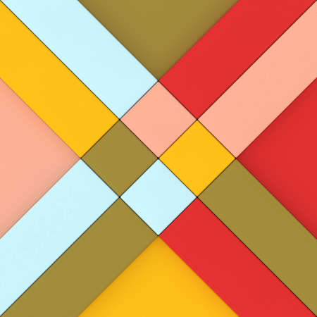 Abstract Colorful Cubes Geometric Background extreme closeup. 3d Rendering