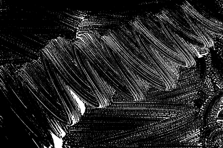 Grunge soap texture black and white. Distress black and white rough foam trace gorgeous background. Noise dirty rectangle grunge foam texture. Dirty artistic soap background. Vector illustration 92.のイラスト素材
