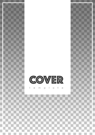 Brochure template design. Modern cover page layout. Creative trendy poster design.のイラスト素材