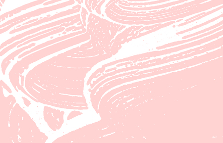 Grunge texture. Distress pink rough trace. Fabulous background. Noise dirty grunge texture. Posh artistic surface. Vector illustration.のイラスト素材