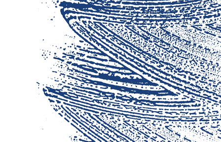 Grunge texture. Distress indigo rough trace. Emotional background. Noise dirty grunge texture. Exceptional artistic surface. Vector illustration.のイラスト素材
