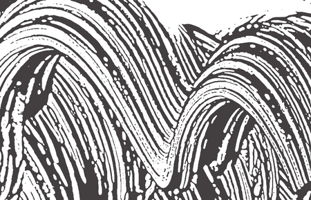 Grunge texture. Distress black grey rough trace. Adorable background. Noise dirty grunge texture. Bizarre artistic surface. Vector illustration.のイラスト素材