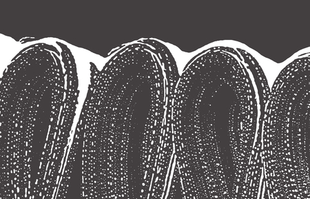 Grunge texture. Distress black grey rough trace. Astonishing background. Noise dirty grunge texture. Imaginative artistic surface. Vector illustration.のイラスト素材