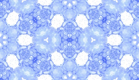 Violet seamless pattern. Astonishing delicate soap bubbles. Lace hand drawn textile ornament....