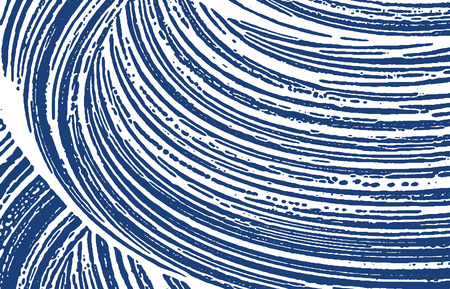 Grunge texture. Distress indigo rough trace. Enchanting background. Noise dirty grunge texture. Breathtaking artistic surface. Vector illustration.のイラスト素材