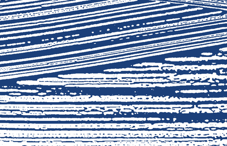 Grunge texture. Distress indigo rough trace. Eminent background. Noise dirty grunge texture. Ideal artistic surface. Vector illustration.のイラスト素材