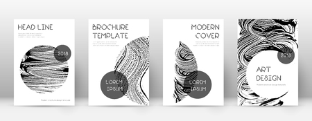 Cover page design template. Trendy brochure layout. Classic trendy abstract cover page. Soap invert grunge texture background. Sublime poster.のイラスト素材