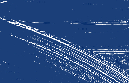 Grunge texture. Distress indigo rough trace. Excellent background. Noise dirty grunge texture. Ravishing artistic surface. Vector illustration.のイラスト素材