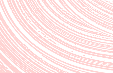 Grunge texture. Distress pink rough trace. Graceful background. Noise dirty grunge texture. Cute artistic surface. Vector illustration.のイラスト素材