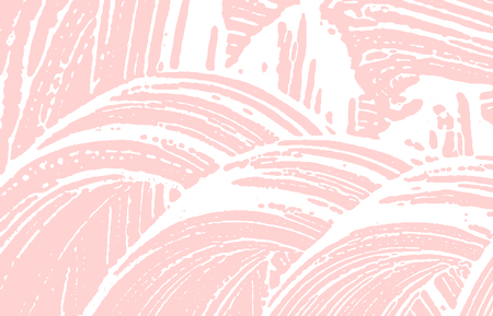 Grunge texture. Distress pink rough trace. Fetching background. Noise dirty grunge texture. Mesmeric artistic surface. Vector illustration.のイラスト素材