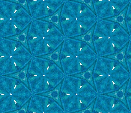 Blue spring allover seamless pattern. Hand drawn watercolor ornament. Outstanding repeating tile....