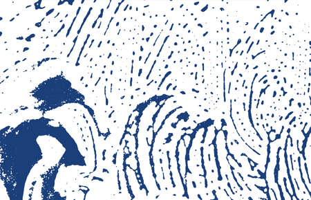 Grunge texture. Distress indigo rough trace. Divine background. Noise dirty grunge texture. Creative artistic surface. Vector illustration.のイラスト素材