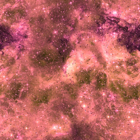 Cosmic fabric seamless pattern. Red abstract background. Design for wrapping paper, yoga mat or...