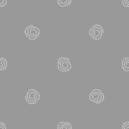 Hand Drawn blue Snowflakes Christmas Seamless Pattern. Subtle Flying Snow Flakes on white Background. Cool chalk handdrawn snow overlay. Graceful holiday season decoration.の写真素材
