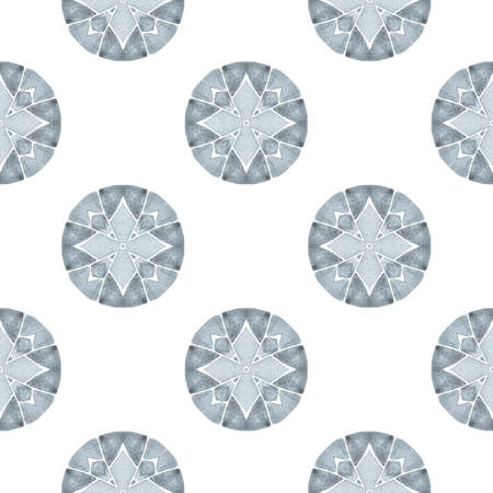 Trendy organic green border. Black and white fetching boho chic summer design. Textile ready ideal print, swimwear fabric, wallpaper, wrapping. Organic tile.の写真素材