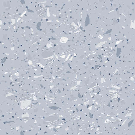 Terrazzo seamless pattern. Gentle classic flooring texture. Classic background made of natural stones, granite, quartz, marble, and concrete. Wonderful seamless terrazzo.のイラスト素材