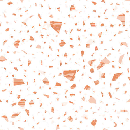 Terrazzo seamless pattern. Colorful classic flooring texture. Charming background made of natural stones, granite, quartz, marble, and concrete. Magnetic seamless terrazzo.のイラスト素材