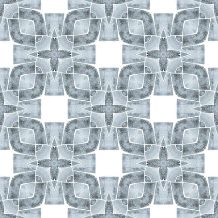 Tropical seamless pattern. Black and white surprising boho chic summer design. Hand drawn tropical...
