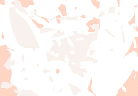 Terrazzo modern abstract template. Orange and grey texture of classic italian flooring. Background...