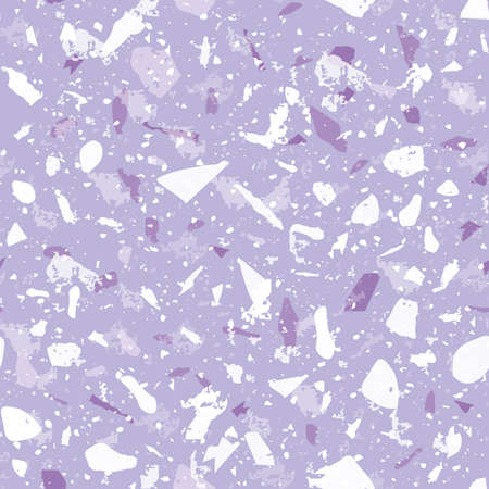 Terrazzo seamless pattern. Gentle classic flooring texture. Classy background made of natural stones, granite, quartz, marble, and concrete. Immaculate seamless terrazzo.のイラスト素材
