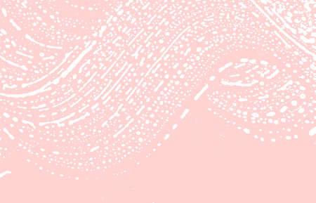 Grunge texture. Distress pink rough trace. Gorgeous background. Noise dirty grunge texture. Mind-blowing artistic surface. Vector illustration.のイラスト素材