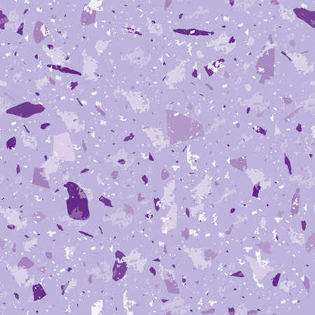 Terrazzo seamless pattern. Gentle classic flooring texture. Classy background made of natural stones, granite, quartz, marble, and concrete. Ideal seamless terrazzo.のイラスト素材