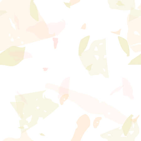 Terrazzo seamless pattern. Pastel venetian pavement imitation tile. Background made of natural stones, granite, quartz, marble, concrete. Terrazzo seamless pattern in cool colors.のイラスト素材