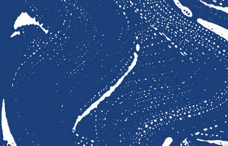 Grunge texture. Distress indigo rough trace. Exotic background. Noise dirty grunge texture. Majestic...