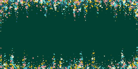 Falling light numbers. Math study concept with flying digits. Marvelous back to school mathematics banner on blackboard background. Falling numbers vector illustration.のイラスト素材