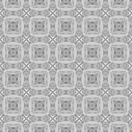 Hand drawn tropical seamless border. Black and white marvelous boho chic summer design. Tropical seamless pattern. Textile ready popular print, swimwear fabric, wallpaper, wrapping.の写真素材