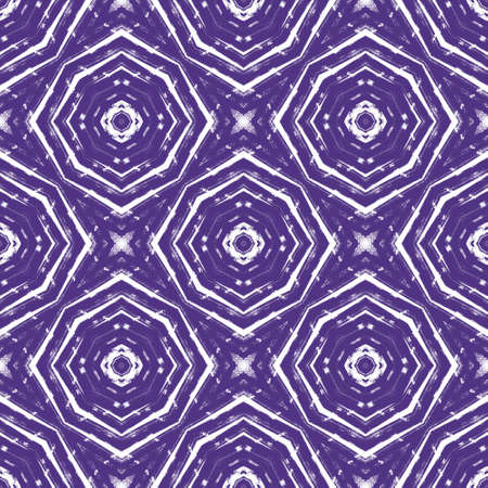 Textured stripes pattern. Purple symmetrical kaleidoscope background. Trendy textured stripes...