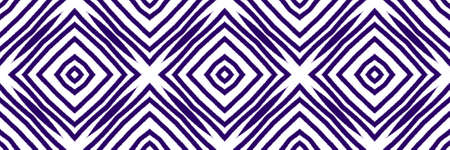 Tiled  seamless border. Purple symmetrical kaleidoscope background. modern decorative design element...