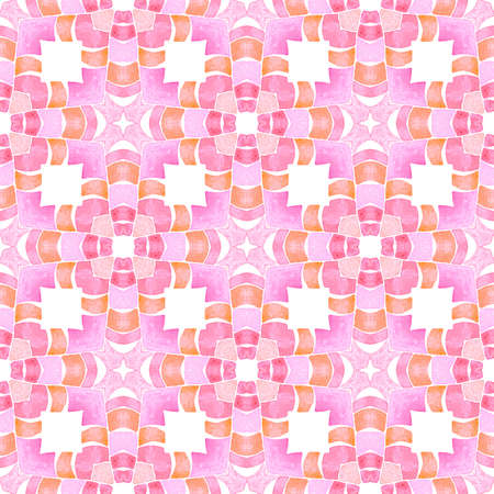Textile ready mind-blowing print, swimwear fabric, wallpaper, wrapping. Orange fresh boho chic...