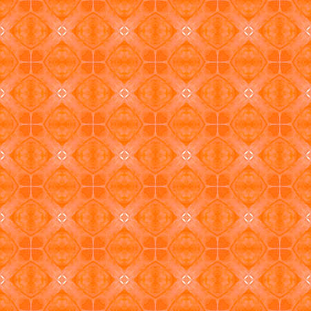 Tropical seamless pattern. Orange valuable boho chic summer design. Hand drawn tropical seamless border. Textile ready outstanding print, swimwear fabric, wallpaper, wrapping.の写真素材