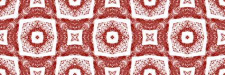Geometric seamless pattern. Wine red symmetrical kaleidoscope background. neat decorative design...