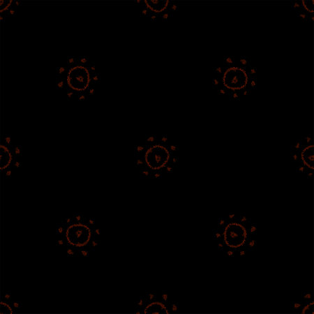 Hand Drawn Snowflakes Christmas Seamless Pattern. Subtle Flying Snow Flakes on chalk snowflakes...