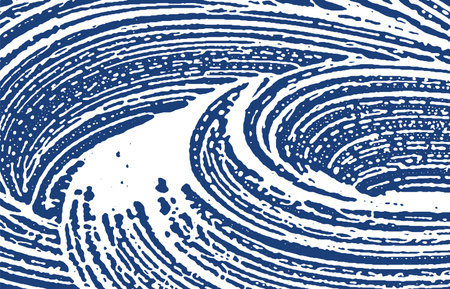 Grunge texture. Distress indigo rough trace. Exquisite background. Noise dirty grunge texture. Precious artistic surface. Vector illustration.のイラスト素材