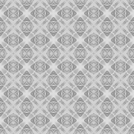 Watercolor ikat repeating tile border. Black and white graceful boho chic summer design. Textile...