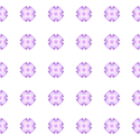 Green geometric chevron watercolor border. Purple unusual boho chic summer design. Textile ready grand print, swimwear fabric, wallpaper, wrapping. Chevron watercolor pattern.の写真素材