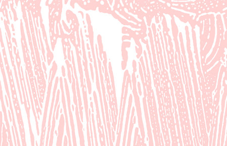 Grunge texture. Distress pink rough trace. Flawless background. Noise dirty grunge texture. Fresh artistic surface. Vector illustration.のイラスト素材