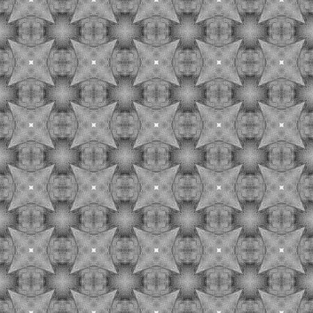 Hand drawn green mosaic seamless border. Black and white cute boho chic summer design. Textile ready...