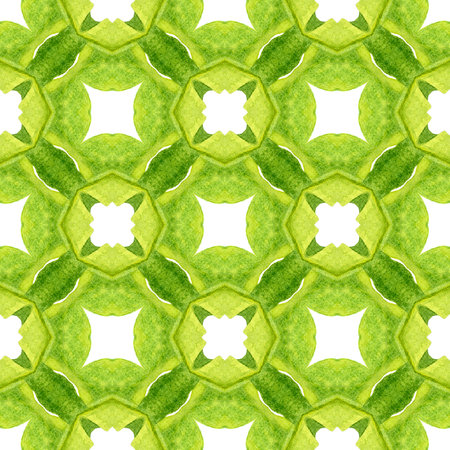 Textile ready Actual print, swimwear fabric, wallpaper, wrapping. Green precious boho chic summer...