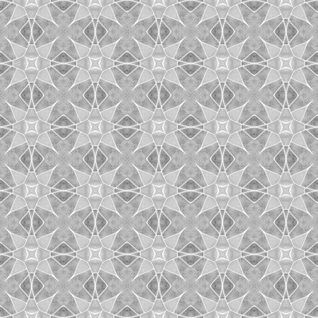 Organic tile. Black and white optimal boho chic summer design. Trendy organic green border. Textile ready wondrous print, swimwear fabric, wallpaper, wrapping.の写真素材