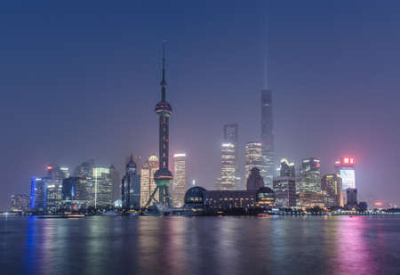 Shanghai city landscape view