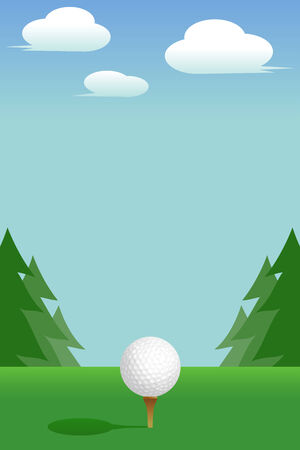 Golf:Teeのイラスト素材