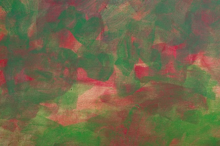 Painting Abstract Green and Redの写真素材