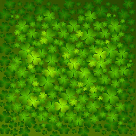 St. Patrick's day background in green colorsのイラスト素材