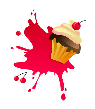 Cherry cakeのイラスト素材