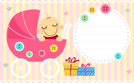 baby showerのイラスト素材